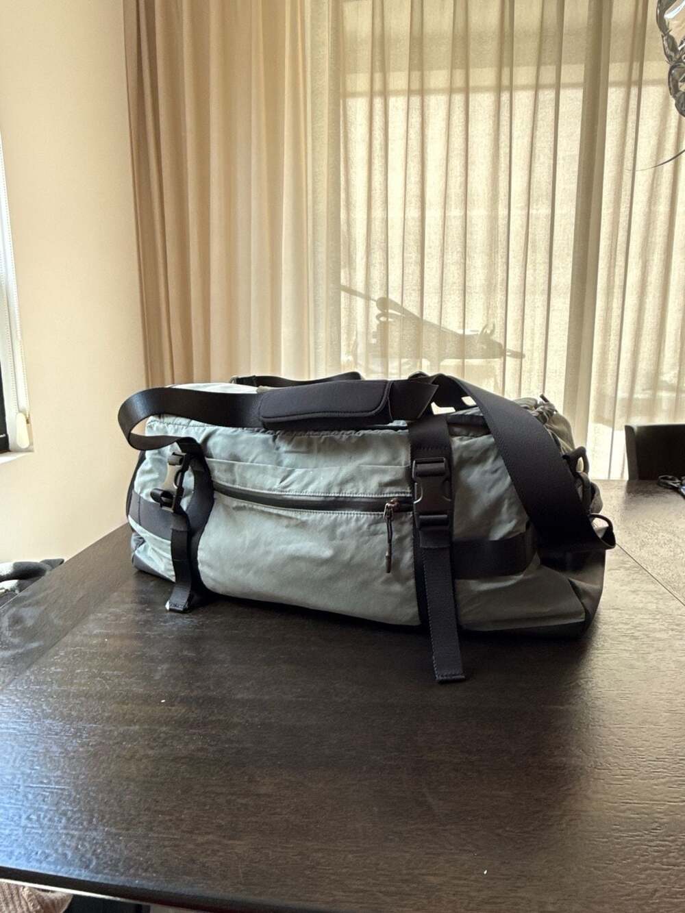 Lululemon More Miles Duffle 40L Bag Grey Black